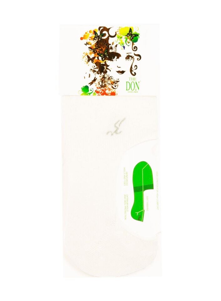 The DON Çetik Kadın Suba Çorap Krem