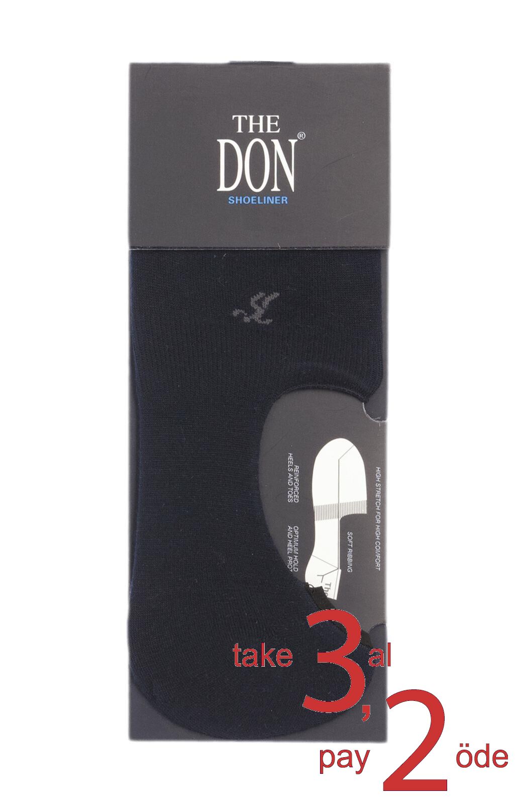 The DON Pamuk Çetik Erkek Suba Çorap Lacivert