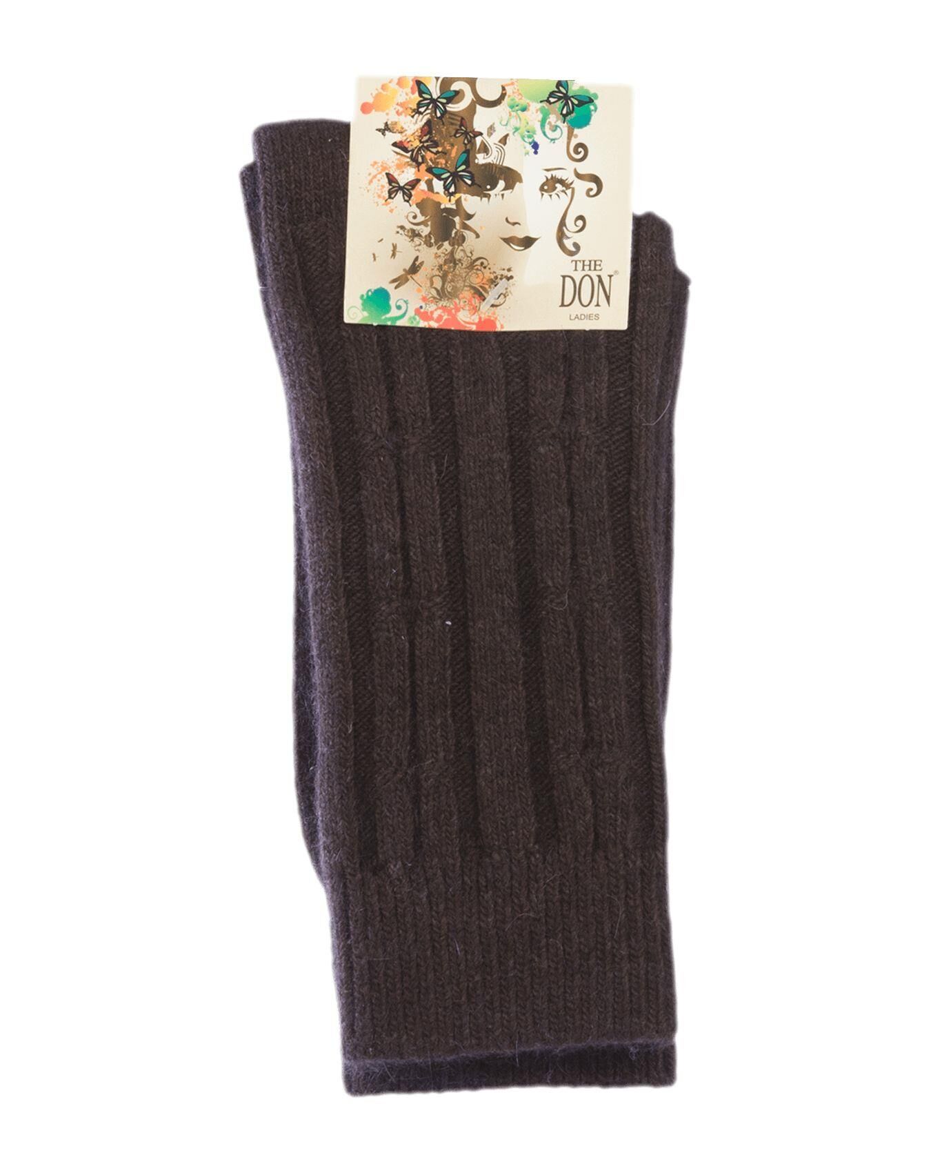 The DON Yünlü Kadın Soket Çorap K.Kahve