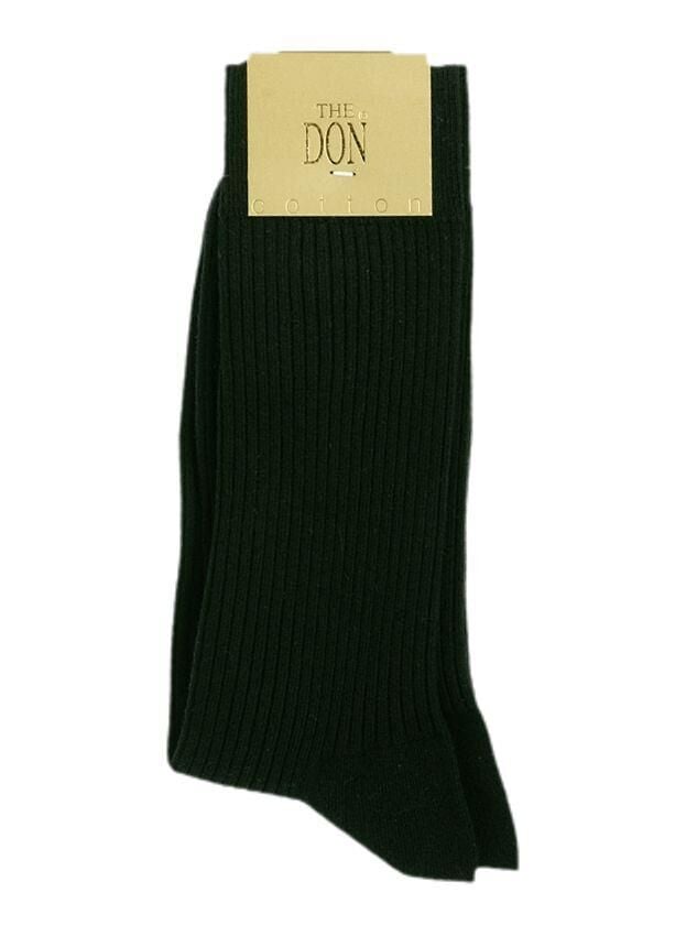 The DON Kalın Ripli Pamuklu Erkek Çorap Siyah