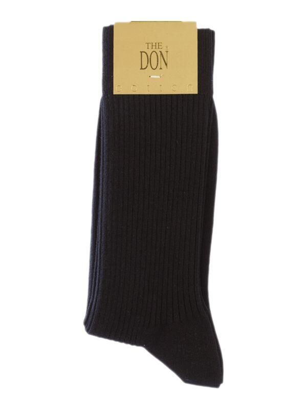 The DON Kalın Ripli Pamuklu Erkek Çorap Lacivert Lacivert - 43 - 46