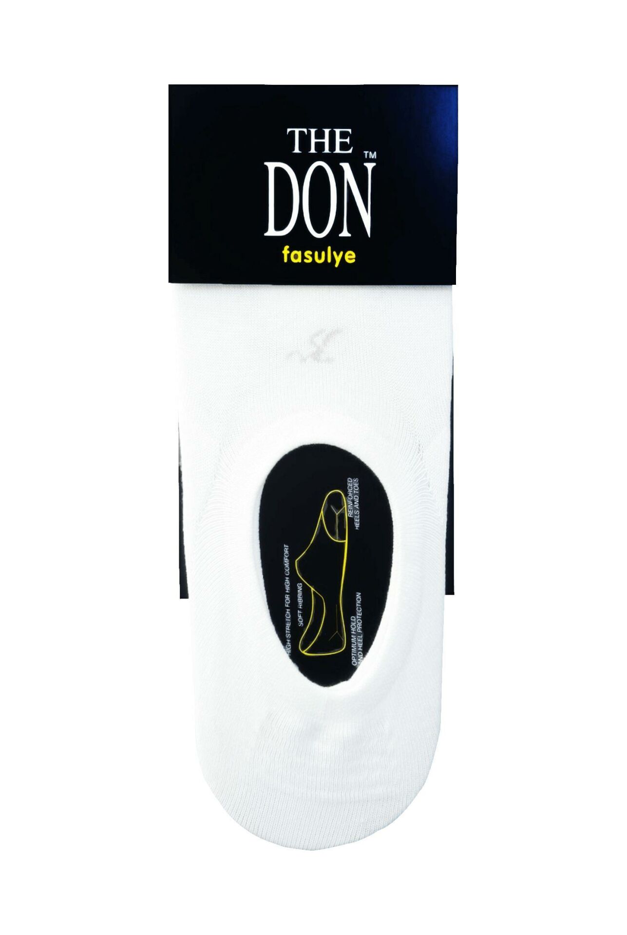 The DON Fasülye Kadın Suba Çorap Beyaz