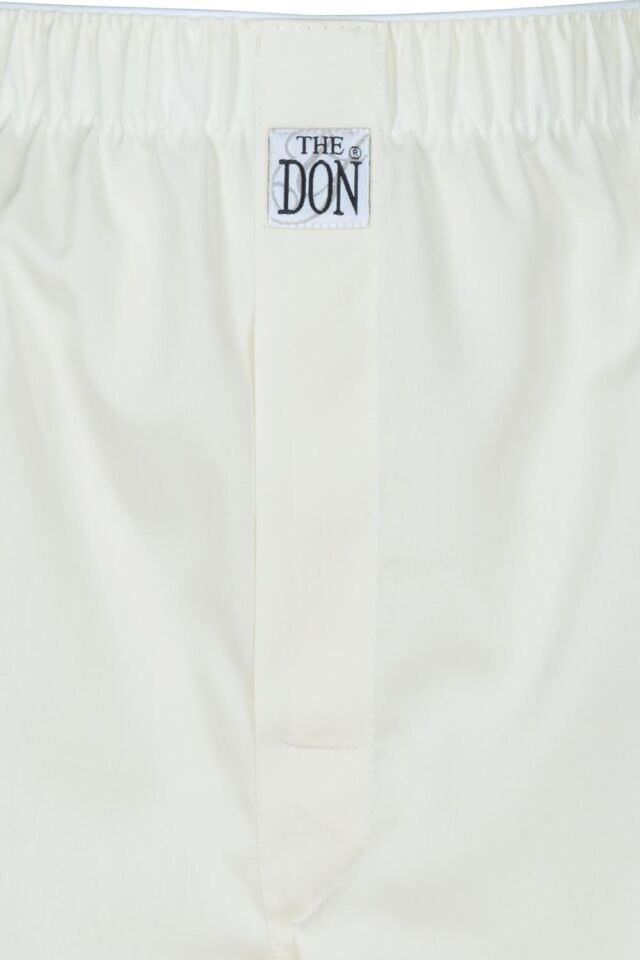 The DON Poplin Erkek Boxer Krem Rengi