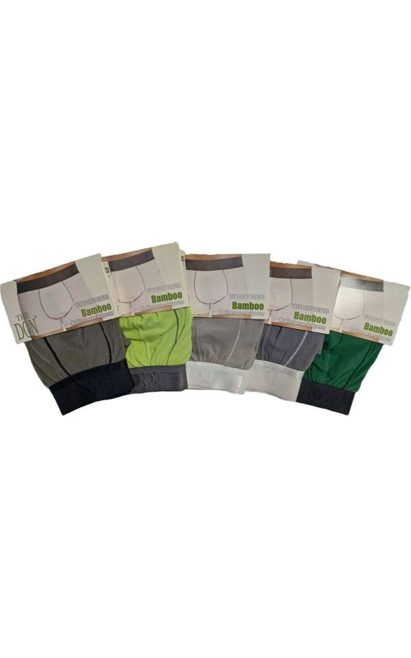 The DON Bambu Erkek Boxer 5'li Paket 5P3 (S)