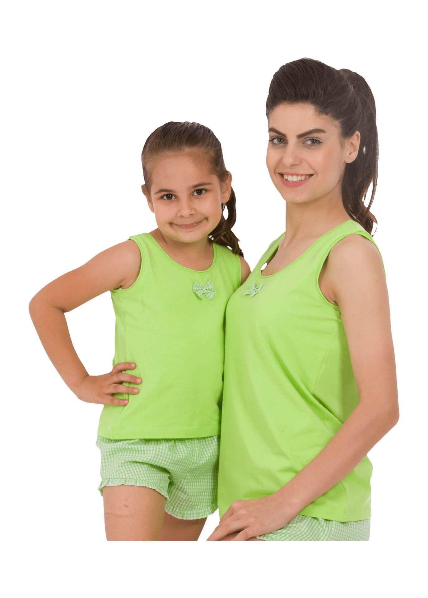 The DON Anne-Kız Model Kadın Şort-Atlet Takımı Desen 3