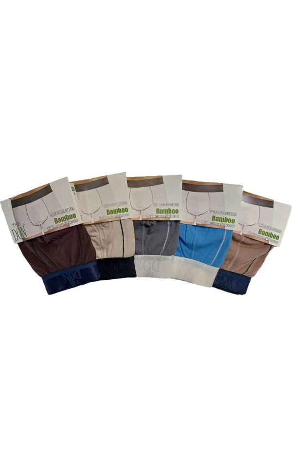 The DON Bambu Erkek Boxer 5'li Paket 5P5 (S)
