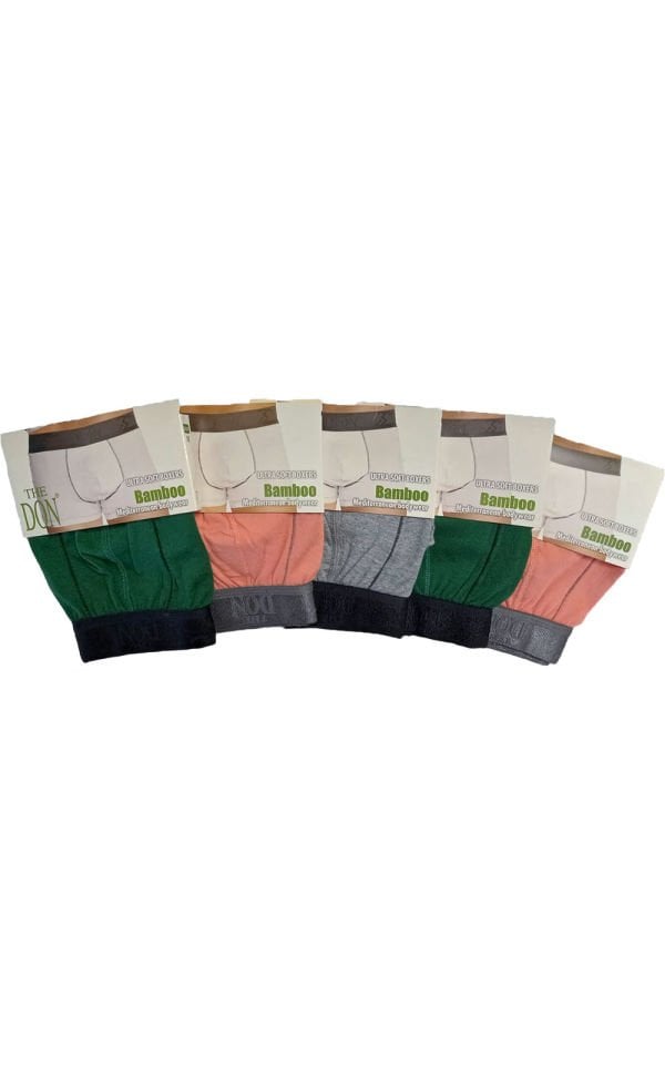 The DON Bambu Erkek Boxer 5'li Paket 5P2 (M)