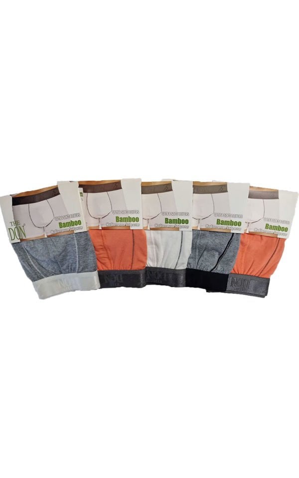 The DON Bambu Erkek Boxer 5'li Paket 5P2 (L)