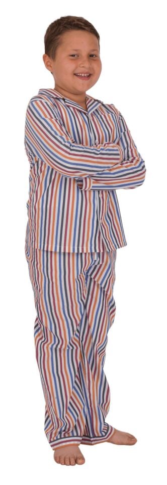 The DON Poplin Erkek Çocuk Pijama Takımı Desen 9