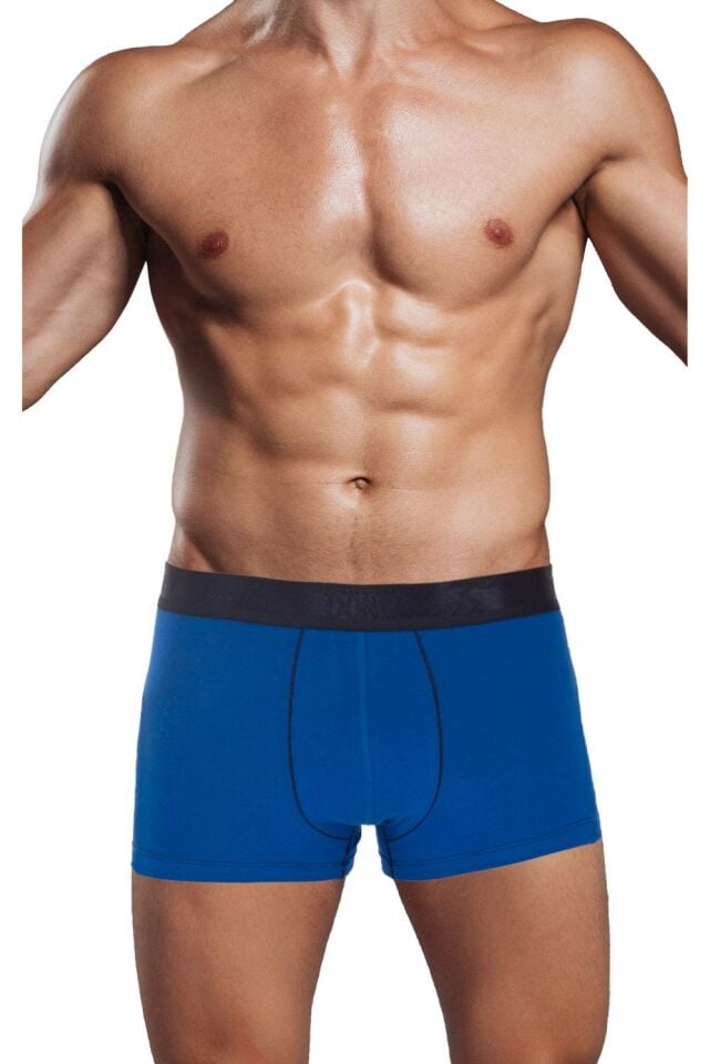 The DON Bambu Erkek Boxer Saks Mavi
