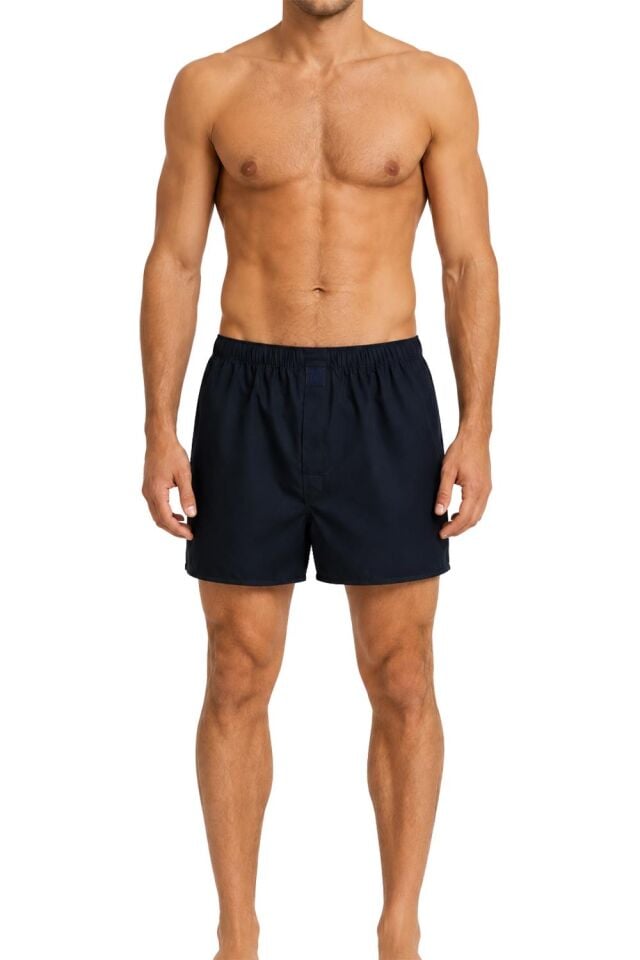 The DON Poplin Erkek Boxer Lacivert