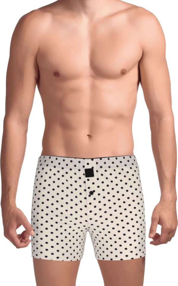 The DON Jersey Baskılı Penye-Örme Erkek Boxer Desen 36