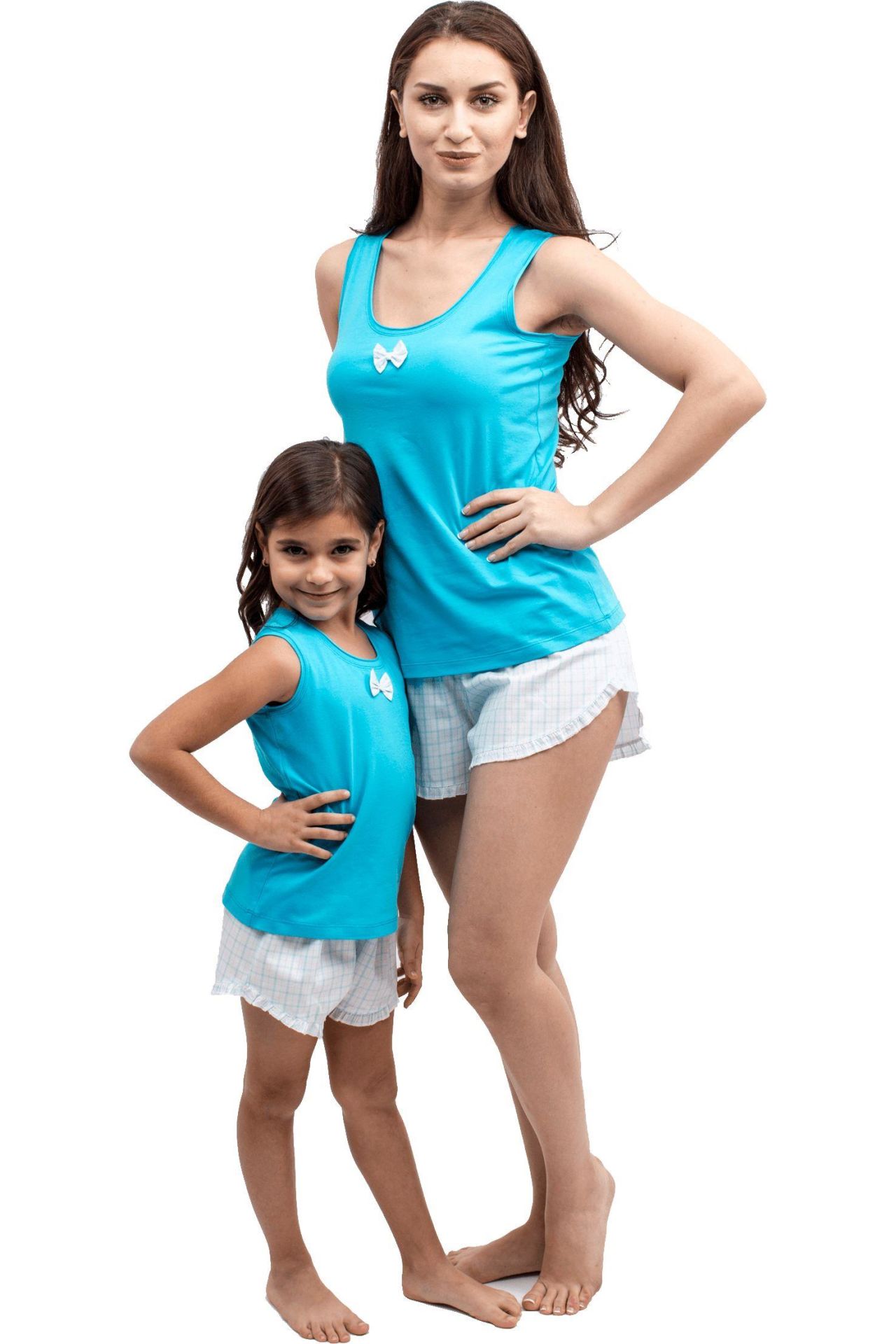 The DON Anne-Kız Model Kız Çocuk Şort-Atlet Takımı Desen 4