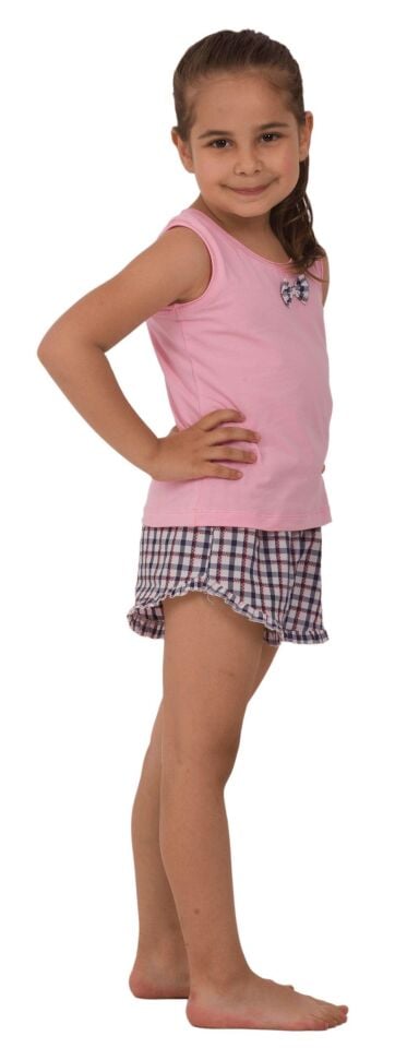 The DON Anne-Kız Model Kız Çocuk Şort-Atlet Takımı Desen 5