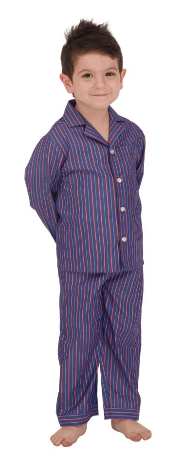 The DON Poplin Erkek Çocuk Pijama Takımı Desen 13