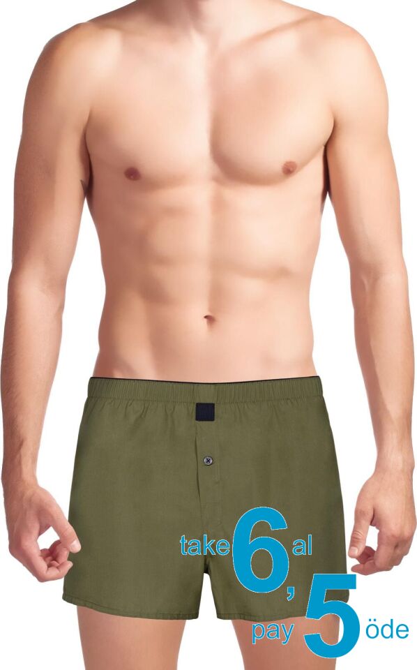 The DON Yırtmaçlı Erkek Boxer Çağla Yeşili