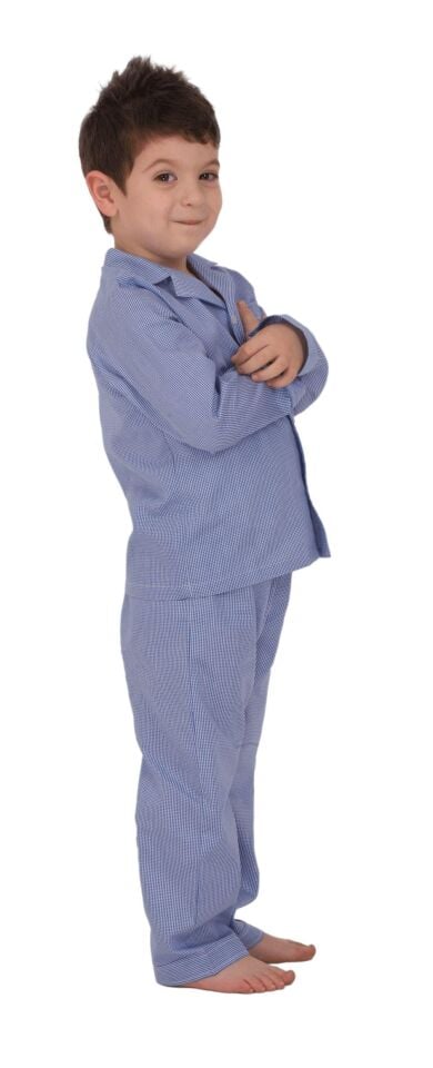 The DON Poplin Erkek Çocuk Pijama Takımı Desen 15