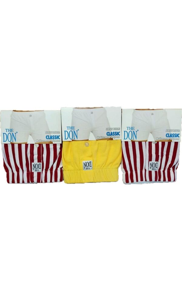 The DON Jersey Penye-Örme Erkek Boxer 3'lü Paket - 3P5XXL (XXL)