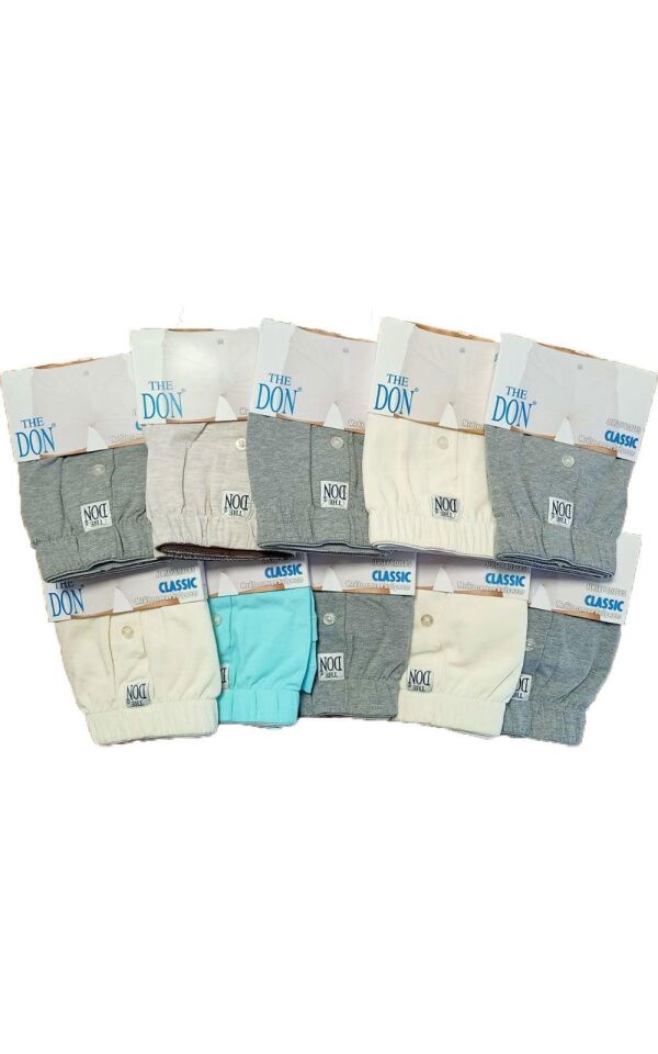 The DON Jersey Penye-Örme Erkek Boxer 10'lu Paket - 10P6S (S)