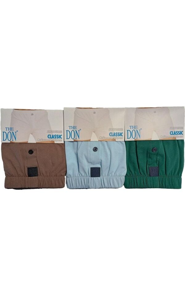 The DON Jersey Penye-Örme Erkek Boxer 3'lü Paket - 3P1XL (XL)