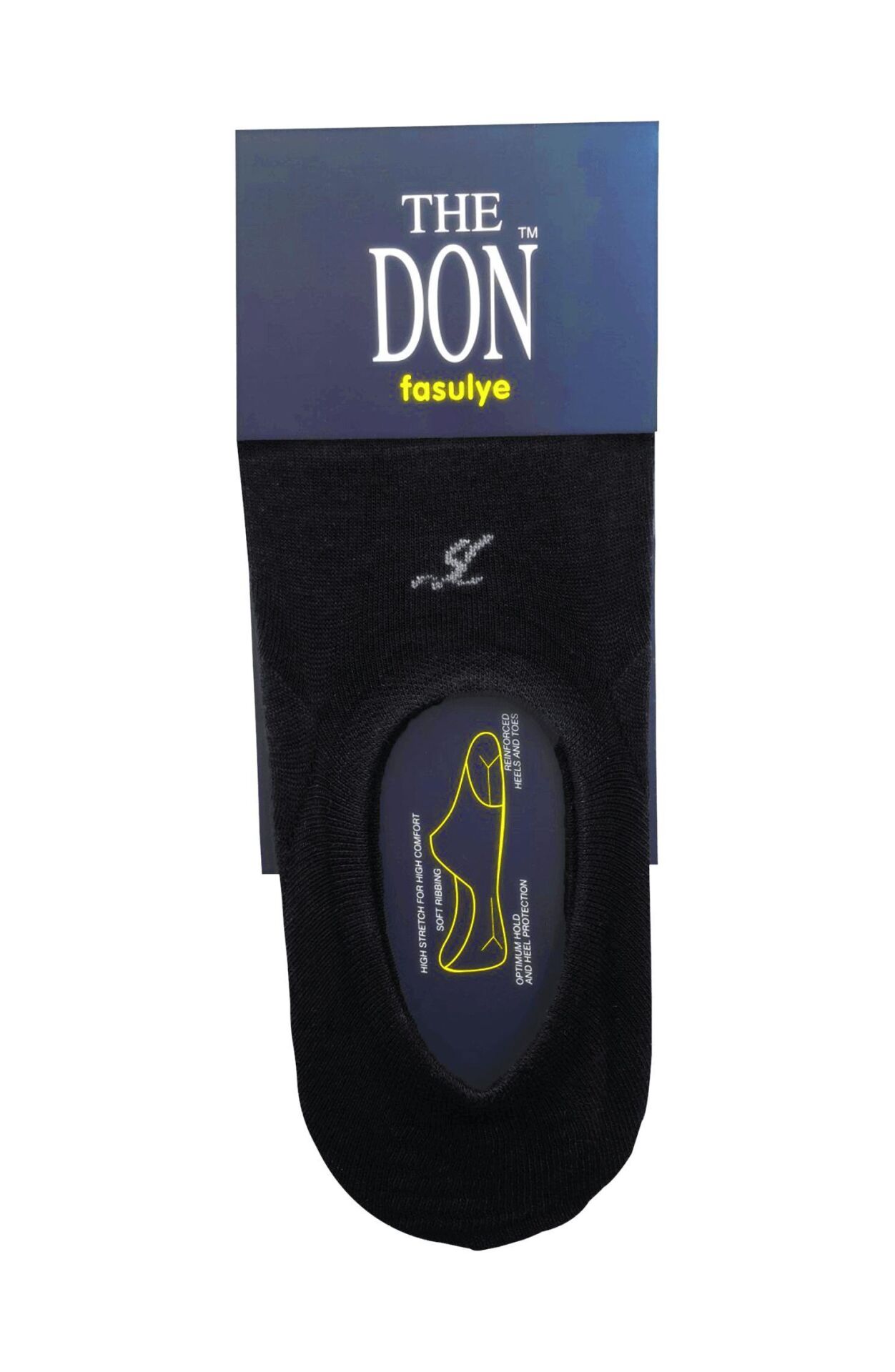 The DON Fasülye Erkek Suba Çorap Siyah