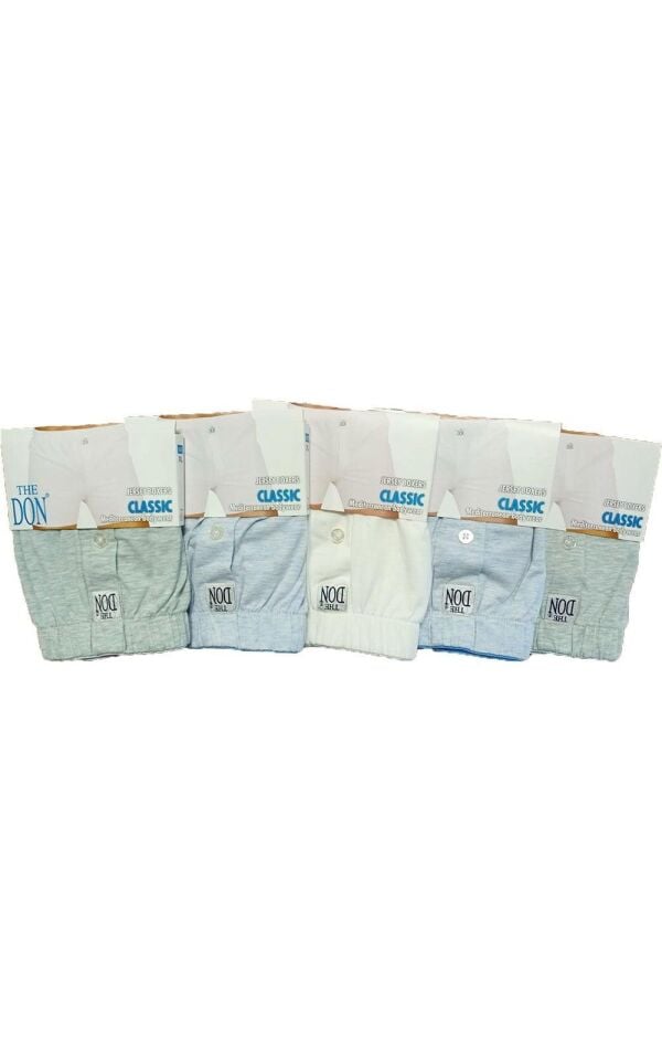 The DON Jersey Penye-Örme Erkek Boxer 5'li Paket - 5P5XL (XL)
