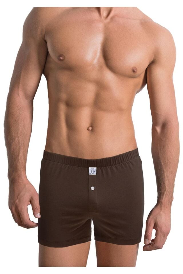 The DON Jersey Penye-Örme Erkek Boxer K.Kahve