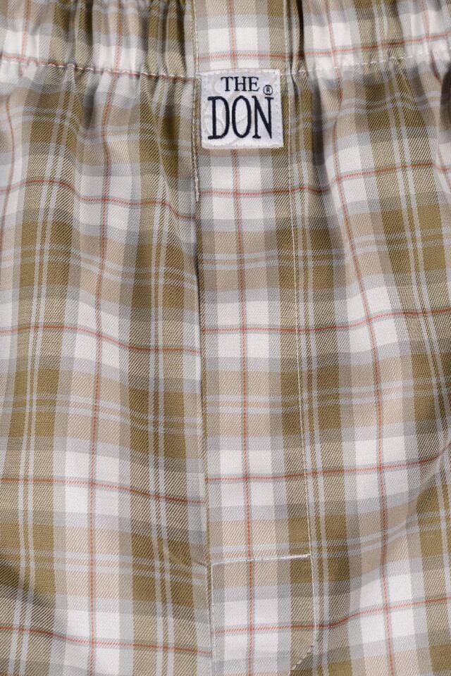 The DON Poplin Erkek Boxer Rustik Ekose