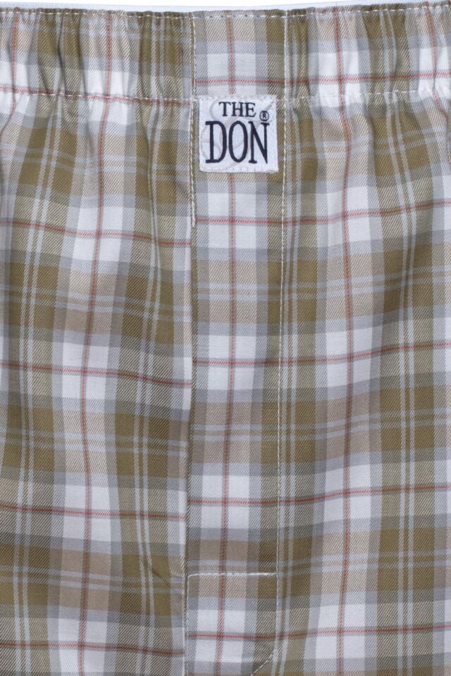 The DON Poplin Erkek Boxer Rustik Ekose