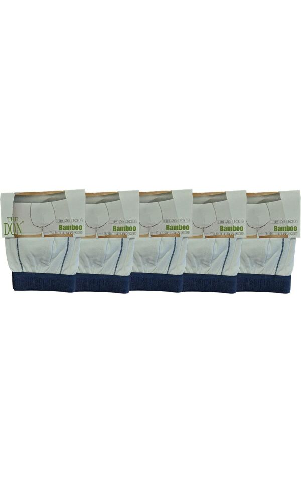 The DON Bamboo Erkek Boxer 5'li Paket - 5P2L - (L)