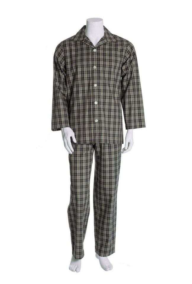 The DON Poplin Erkek Pijama Takımı Desen 24