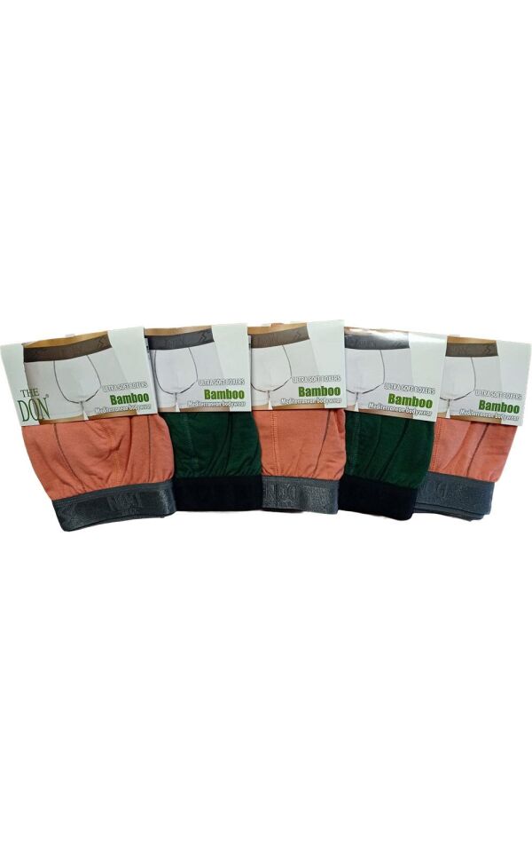 The DON Bamboo Erkek Boxer 5'li Paket - 5P2XL - (XL)