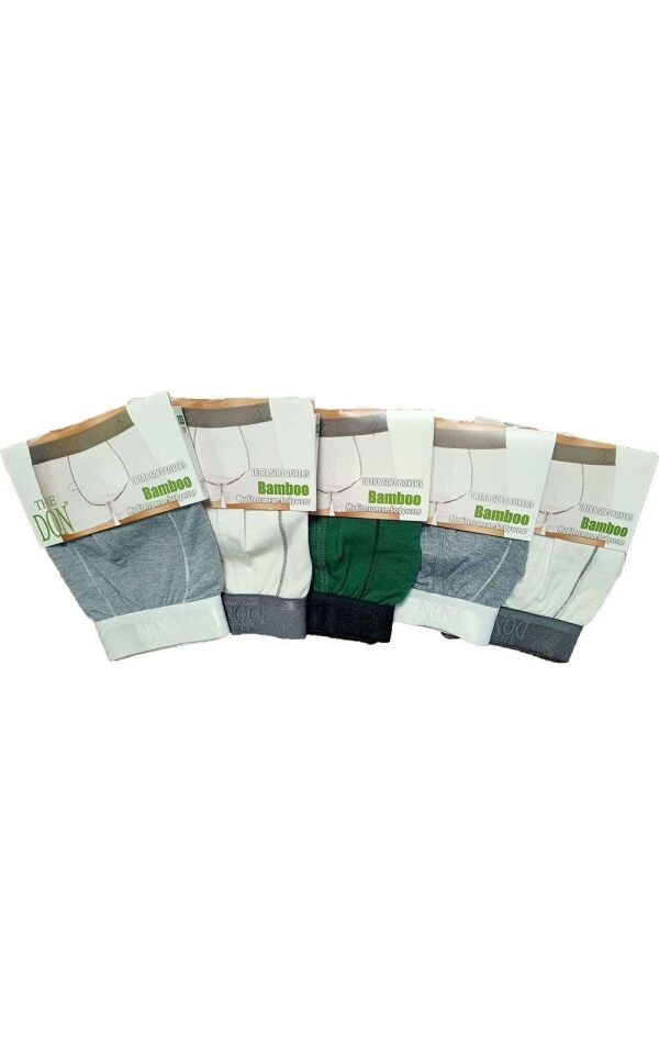 The DON Bamboo Erkek Boxer 5'li Paket - 5P1M - (M)