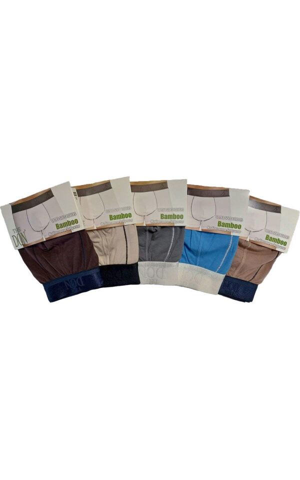 The DON Bamboo Erkek Boxer 5'li Paket - 5P5S - (S)