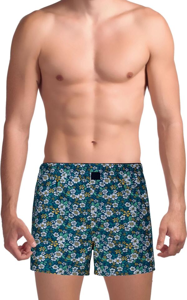 The DON Poplin Erkek Boxer Papatya Ormanı