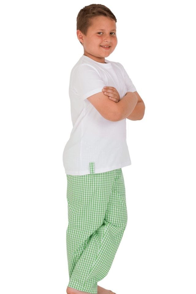 The DON Aile Erkek Çocuk Yarım Kollu Tişört & Uzun Eşofman Altı Takımı Desen 4