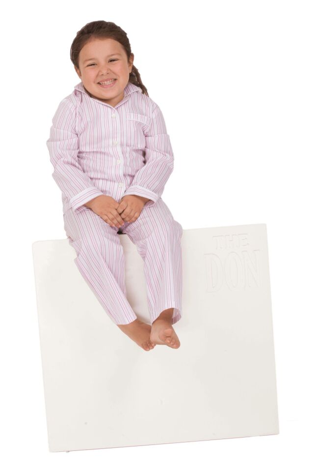 The DON Poplin Kız Çocuk Pijama Takımı Desen 13
