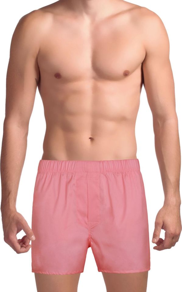 The DON Exclusive Yırtmaçlı Erkek Boxer Mercan Pembesi