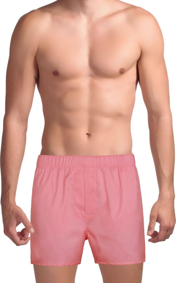 The DON Exclusive Yırtmaçlı Erkek Boxer Mercan Pembesi