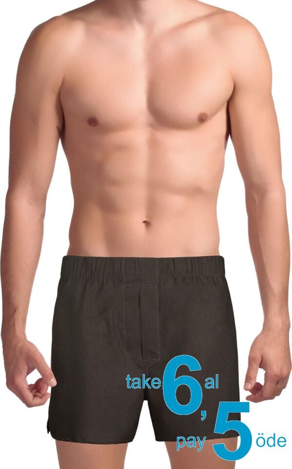 The DON Exclusive Yırtmaçlı Erkek Boxer Koyu Haki