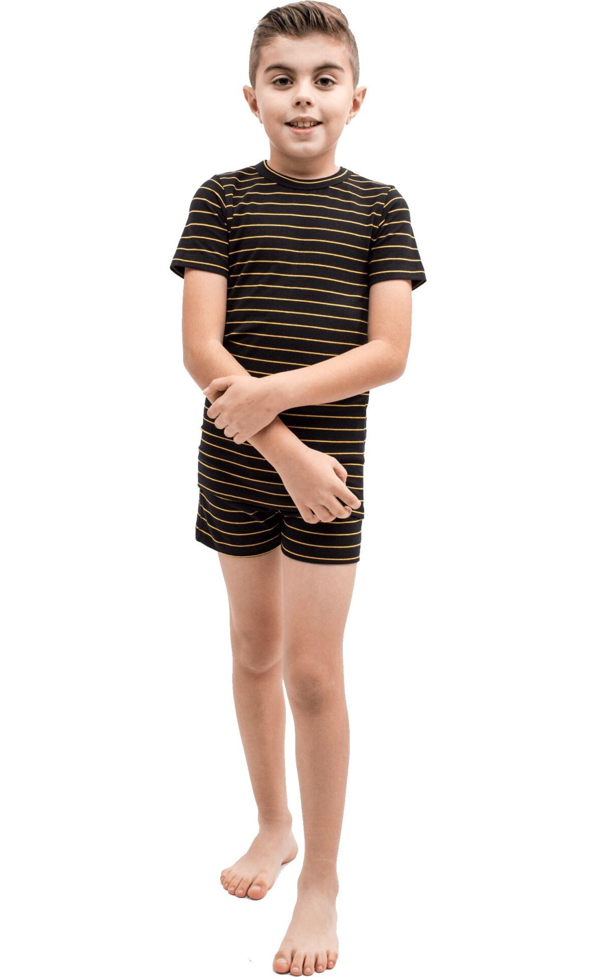 The DON Aile Erkek Çocuk Penye Şort-Fanila Takımı Desen 4