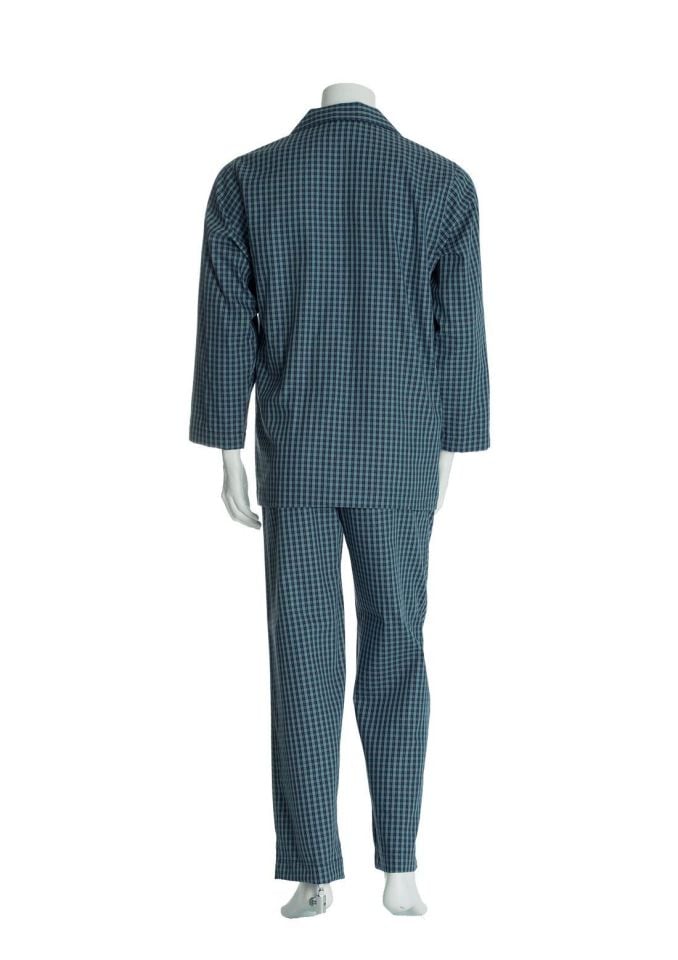 The DON Poplin Erkek Pijama Takımı Nehir Gecesi Ekose