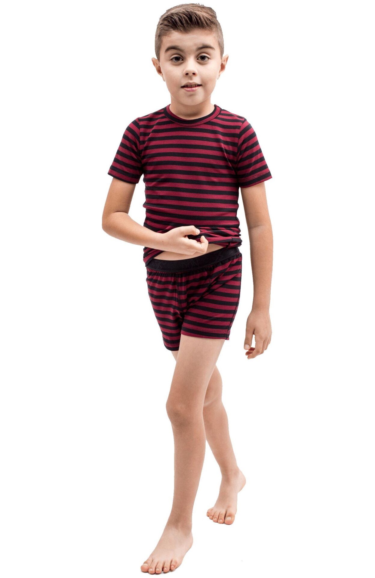 The DON Aile Erkek Çocuk Penye Şort-Fanila Takımı Desen 5