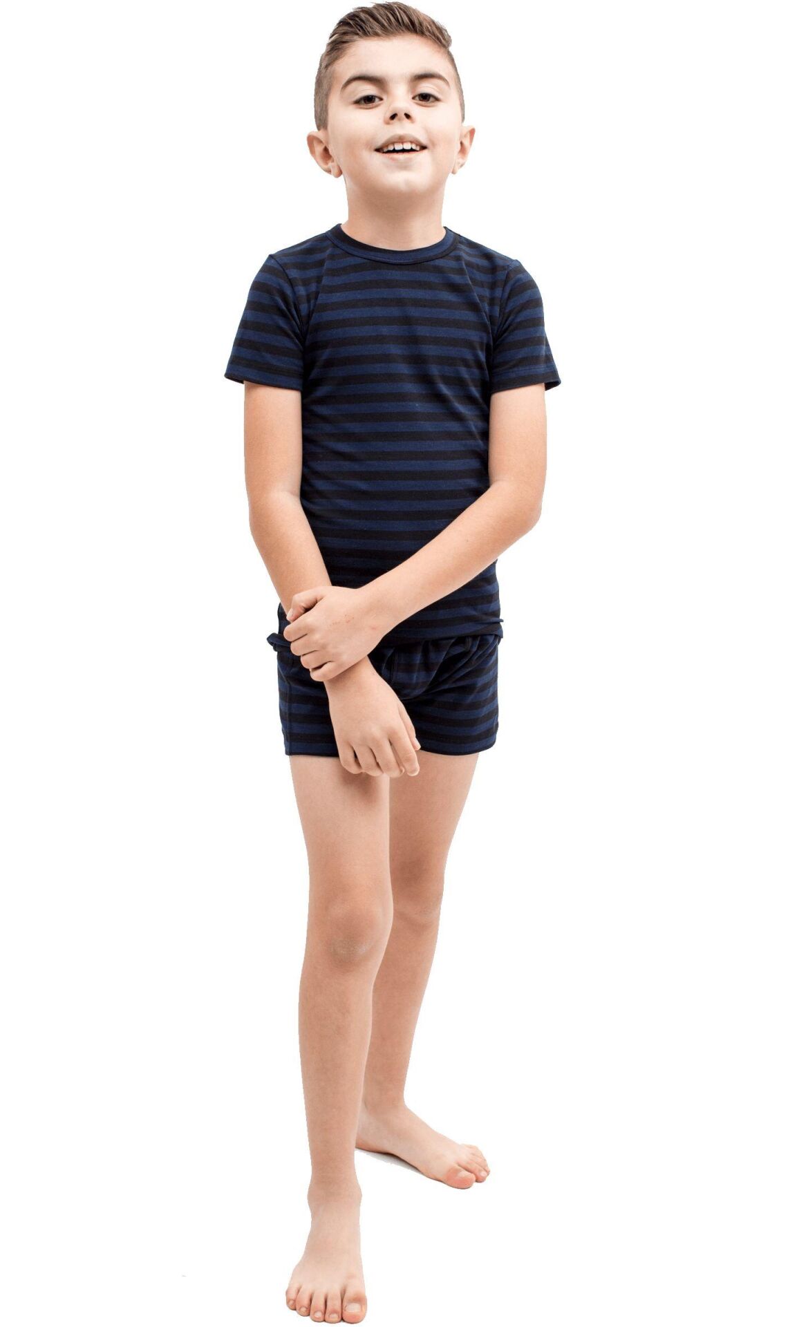 The DON Aile Erkek Çocuk Penye Şort-Fanila Takımı Desen 6