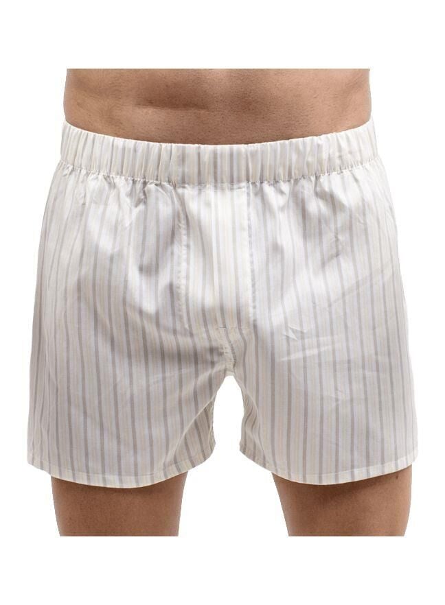 The DON Exclusive Yırtmaçlı Erkek Boxer Şampanya Çizgili