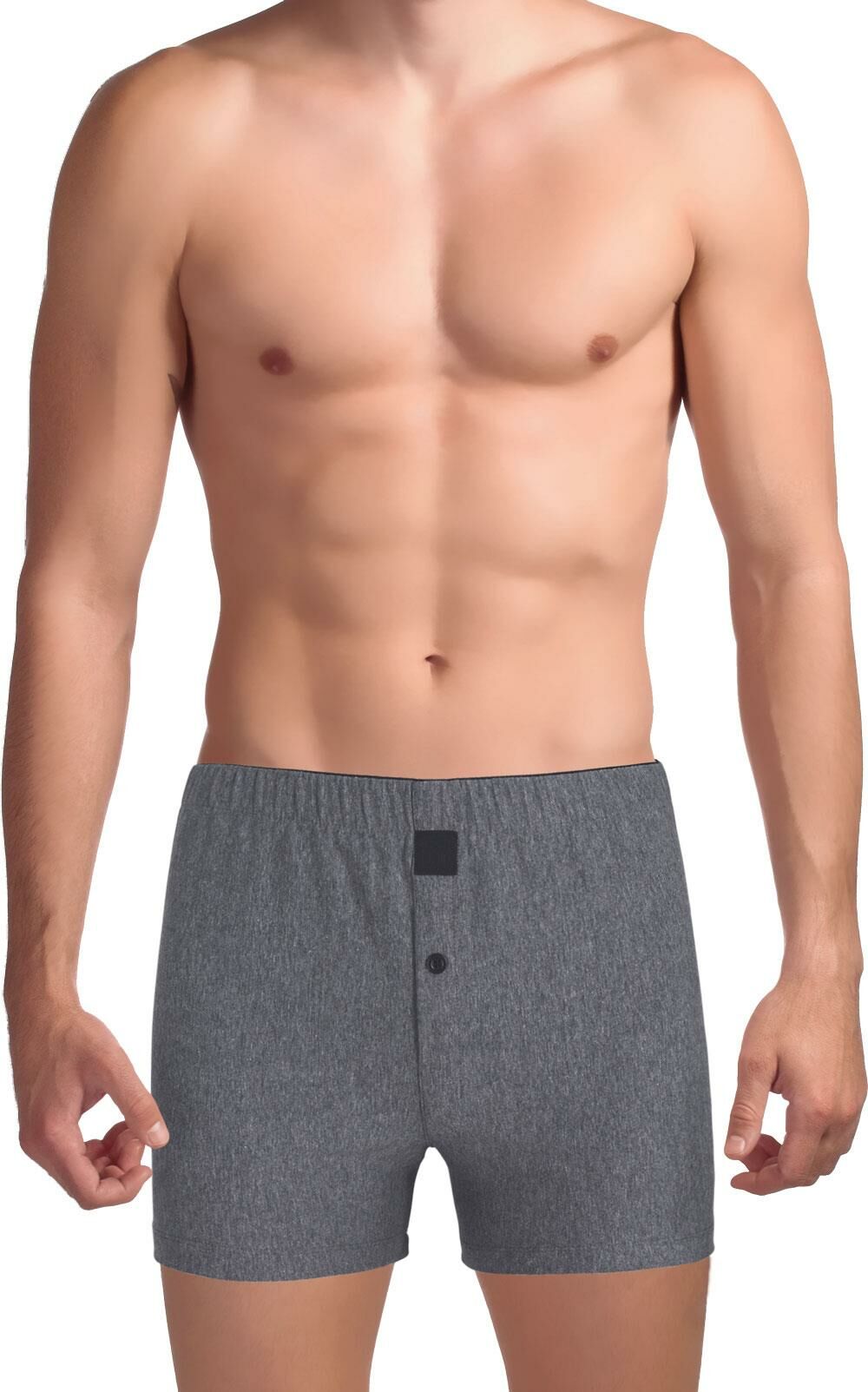 The DON Organik Jersey Penye-Örme Erkek Boxer Antrasit Melanj