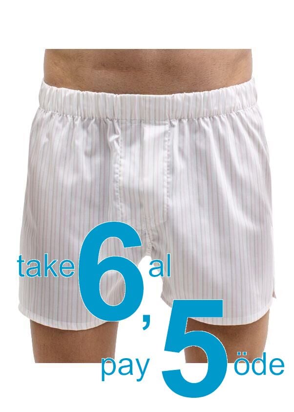 The DON Exclusive Yırtmaçlı Erkek Boxer Pembe Vintage Çizgili