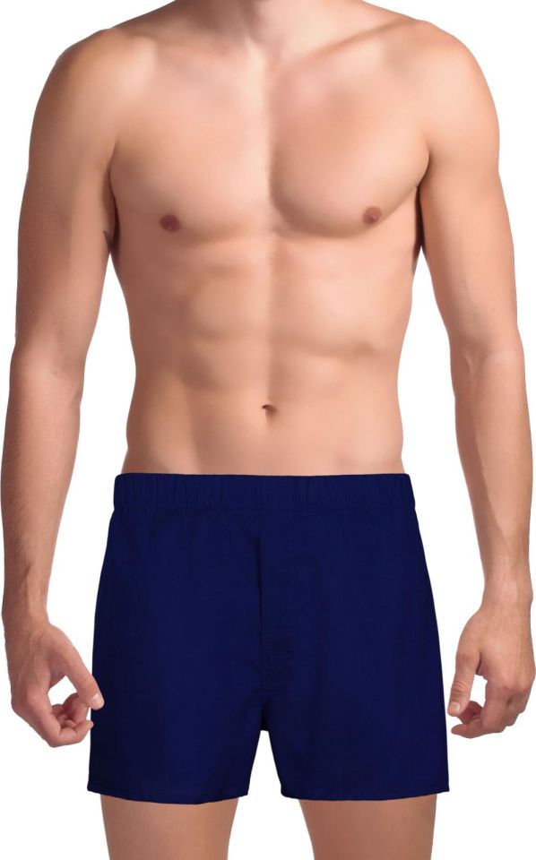 The DON Exclusive Yırtmaçlı Erkek Boxer Alacakaranlık Laciverti