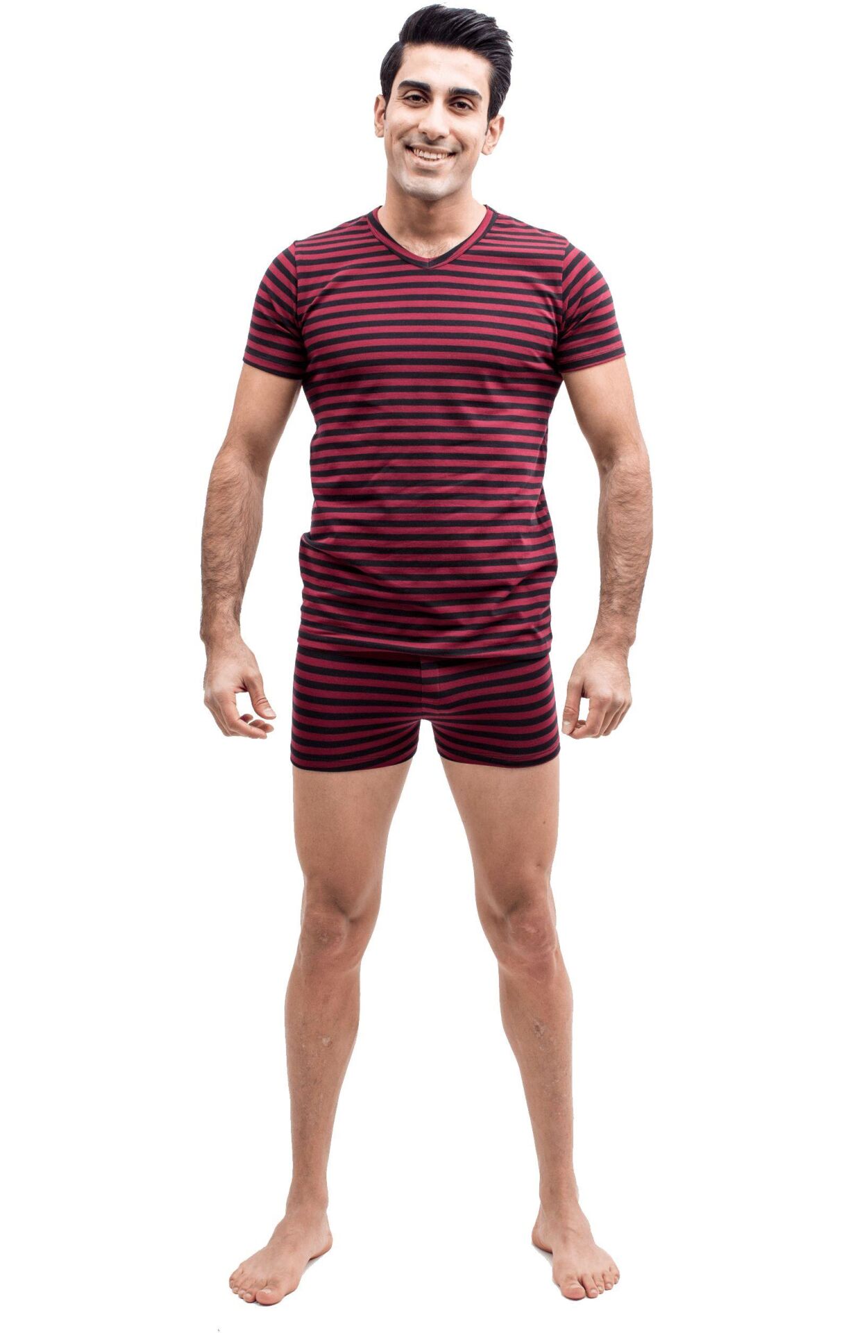 The DON Aile Erkek Penye Şort-Fanila Takımı Desen 5