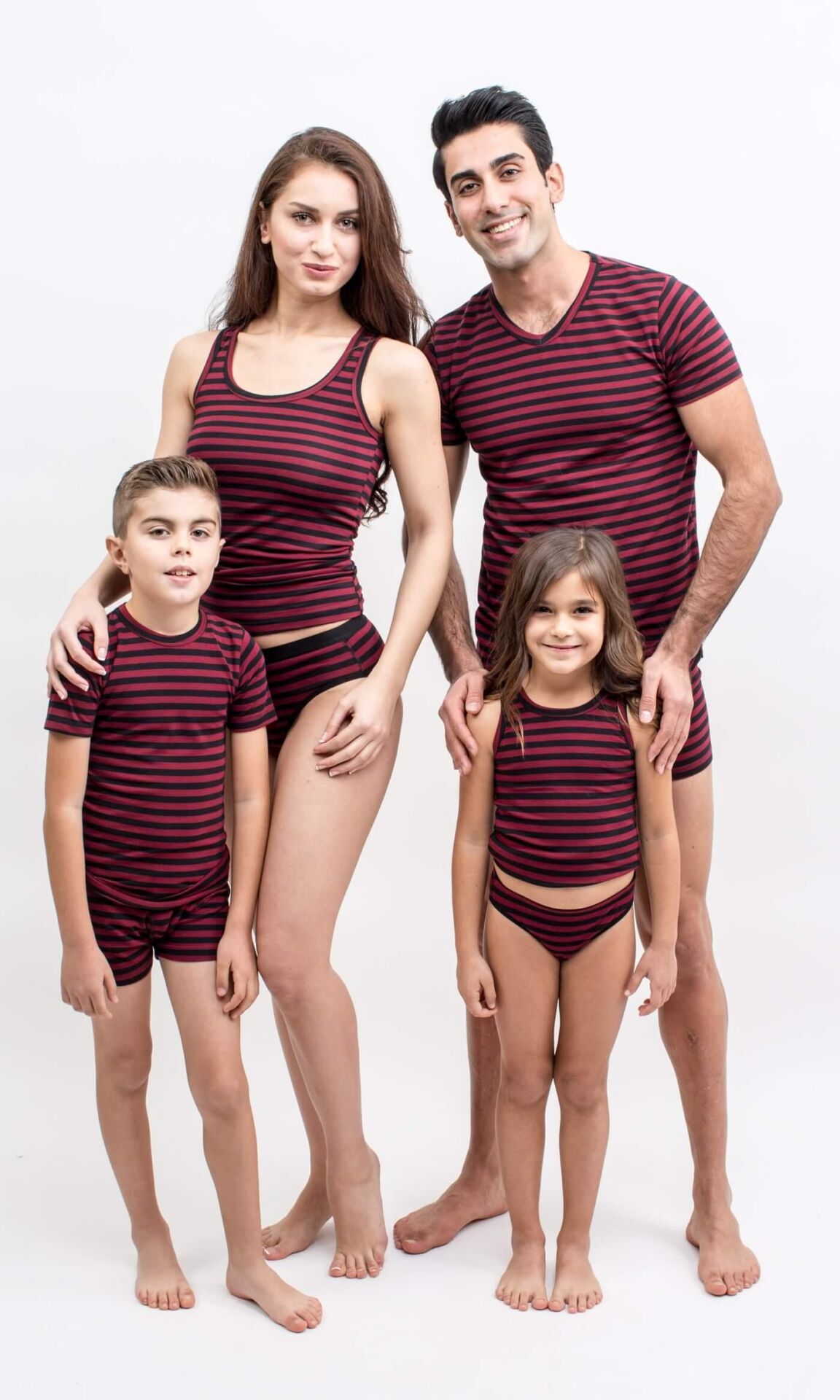 The DON Aile Erkek Penye Şort-Fanila Takımı Desen 5